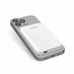 SBS TEBB5000MAGSPD20W batteria portatile 5000 mAh Carica wireless Bianco