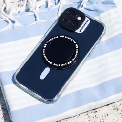 Case & Me CMCOVCAMTMSIP1561A custodia per cellulare 15,5 cm (6.1") Cover Blu, Trasparente - Vista aggiuntiva 5