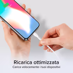 SBS TECABLETCC10W cavo USB USB 2.0 1 m USB C Bianco - Vista aggiuntiva 6