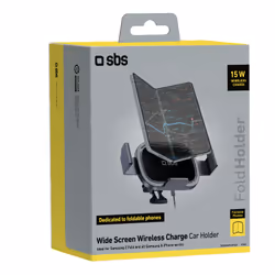 SBS TESUPWIR15FOLD supporto per personal communication Supporto attivo Telefono cellulare/smartphone Nero - Vista aggiuntiva 2