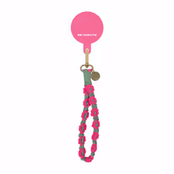Case & Me Coco, Cinghia, Verde, Rosa, Cotone, Poliestere, Poliuretano termoplastico (TPU), Universale, 1 pz, 0,2 m