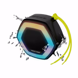 SBS Speaker wireless 5W IBIZA con LED multicolor, 5 W, Wireless, 10 m, Altoparlante portatile mono, Nero, Pulsanti