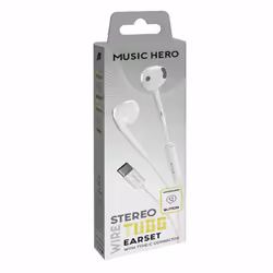 SBS Tubb Auricolare Cablato In-ear Musica e Chiamate USB tipo-C Blu