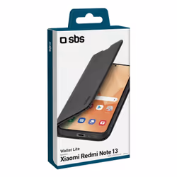 SBS TEBKLITEXIRNO13K custodia per cellulare Custodia a libro Redmi Note 13 5G Nero - Vista aggiuntiva 3
