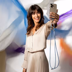 Case & Me Simply Lace - Laccio universale per smartphone con placchetta