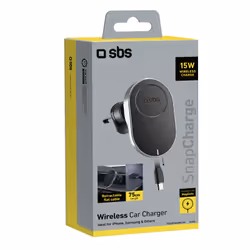 SBS TESUPP15WRETRACABL supporto per personal communication Supporto attivo Telefono cellulare/smartphone Nero - Vista aggiuntiva 2