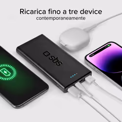 SBS TTBB10000FASTPD2 batteria portatile 10000 mAh Nero - Vista aggiuntiva 8