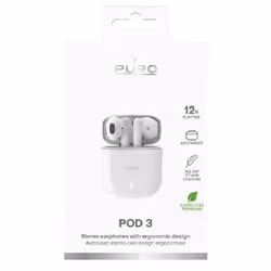 PURO Pod 3 Auricolare Wireless In-ear Musica e Chiamate USB tipo-C Bluetooth Bianco - Vista aggiuntiva 2