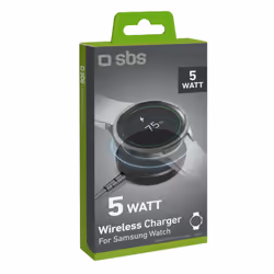 SBS TECHGSAMWATCH Caricabatterie per dispositivi mobili Orologio intelligente Bianco USB Carica wireless Interno - Vista aggiuntiva 8