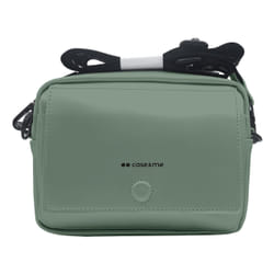 Case & Me CMSMPUCROSBBAGGN borsa e tracolla Poliestere, Poliuretano (PU) Verde Donna Borsa a tracolla