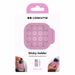 Case & Me CMSILSUCTION3 supporto per personal communication Supporto passivo Telefono cellulare/smartphone Rosa