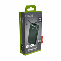 SBS TTBB10000LCDTCPD20G batteria portatile 10000 mAh Verde - Vista aggiuntiva 4