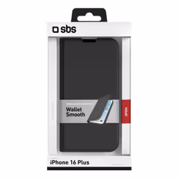SBS TEWALIP1667K custodia per cellulare 6.7" Custodia a borsellino Nero