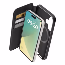 SBS TEBKMAGSFIP1661K, Custodia a borsellino, Apple, iPhone 16, 15,5 cm (6.1"), Nero