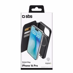 SBS TEBKMAGSFIP1661PK custodia per cellulare 16 cm (6.3") Custodia a borsellino Nero