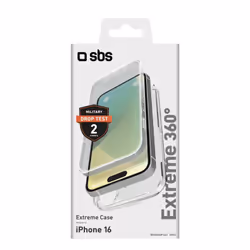 SBS TECOV360IP1661 custodia per cellulare 15,5 cm (6.1") Cover Trasparente - Vista aggiuntiva 3