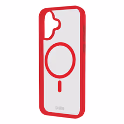 SBS TEMAGCOLIP1661R, Cover, Apple, iPhone 16, 15,5 cm (6.1"), Rosso, Trasparente