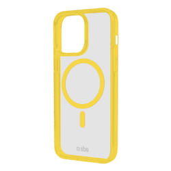 SBS TEMAGCOLIP1661PY custodia per cellulare 16 cm (6.3") Cover Trasparente, Giallo