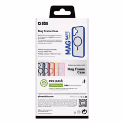 SBS TEMAGCOLIP1667B custodia per cellulare 17 cm (6.7") Cover Blu, Trasparente