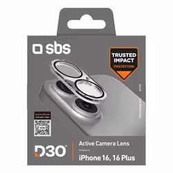 SBS TED3OCAMGLIP16 protezione per lo schermo e il retro dei telefoni cellulari Protezione per obiettivo della fotocamera Apple 1 pz - Vista aggiuntiva 4