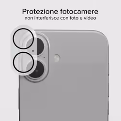 SBS TED3OCAMGLIP16 protezione per lo schermo e il retro dei telefoni cellulari Protezione per obiettivo della fotocamera Apple 1 pz - Vista aggiuntiva 5