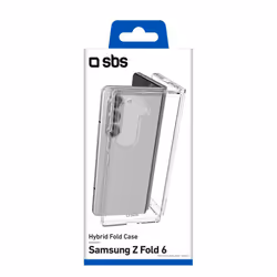 SBS TECOVSAZFOLD6T custodia per cellulare 16 cm (6.3") Custodia flip a libro Trasparente