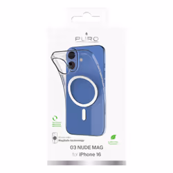 PURO 03 Nude Mag custodia per cellulare 15,5 cm (6.1") Cover Trasparente - Vista aggiuntiva 4