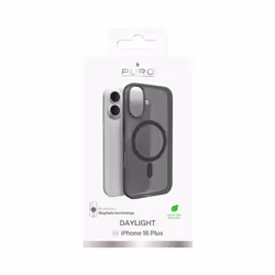 PURO Daylight custodia per cellulare 6.1" Cover Nero, Translucent - Vista aggiuntiva 4