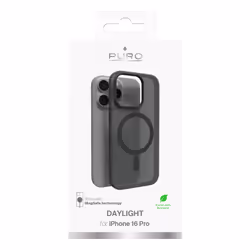 PURO PUIPC16P61DAYLBLK custodia per cellulare 6.3" Cover Nero, Translucent - Vista aggiuntiva 4