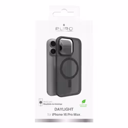 PURO Daylight custodia per cellulare 6.9" Cover Nero, Translucent - Vista aggiuntiva 4