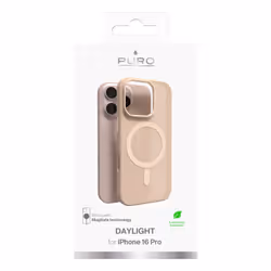 PURO Daylight custodia per cellulare 6.3" Cover Beige, Translucent