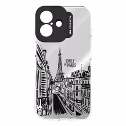 Case & Me CMEMIPCOVIP16612, Cover, Apple, iPhone 16, 15,5 cm (6.12"), Nero, Bianco