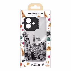 Case & Me CMEMIPCOVIP16612 custodia per cellulare 15,5 cm (6.12") Cover Nero, Bianco