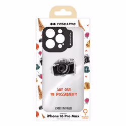Case & Me CMEMIPCOP1667P1 custodia per cellulare 17,4 cm (6.86") Cover Nero, Trasparente