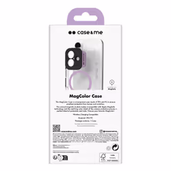 Case & Me CMCOVCASIP1661P custodia per cellulare Cover iPhone 16 Rosa, Trasparente - Vista aggiuntiva 3