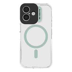 Case & Me CMCOVCASIP1661G custodia per cellulare 15,5 cm (6.12") Cover Verde, Trasparente