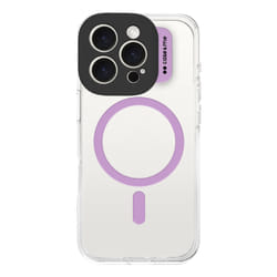 Case & Me CMCOVCASIP1661PP custodia per cellulare Cover iPhone 16 Pro Rosa, Trasparente