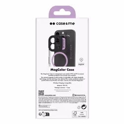 Case & Me CMCOVCASIP1661PP custodia per cellulare Cover iPhone 16 Pro Rosa, Trasparente - Vista aggiuntiva 3