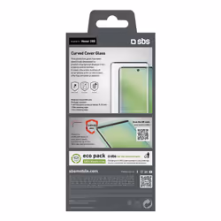 SBS TESCR4DHO200 protezione per lo schermo e il retro dei telefoni cellulari Pellicola proteggischermo trasparente Honor 1 pz - Vista aggiuntiva 3