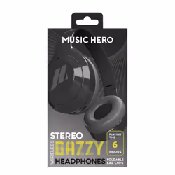 SBS MHHEADBUZZYBTK cuffia e auricolare Wireless A Padiglione Musica e Chiamate USB tipo-C Nero