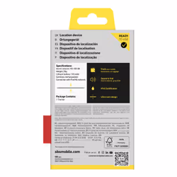 SBS TEFINDCARDAPK localizzatore e cercatore GPS Bagaglio Nero
