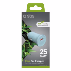 SBS TECRPD25LBGRS Caricabatterie per dispositivi mobili Universale Ciano Accendisigari Ricarica rapida Auto - Vista aggiuntiva 2