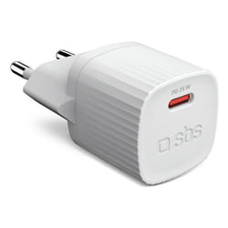SBS TETR1CPD25WGRS Caricabatterie per dispositivi mobili Universale Bianco AC Ricarica rapida Interno