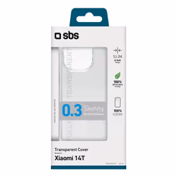 SBS Skinny custodia per cellulare 6.67" Cover Trasparente