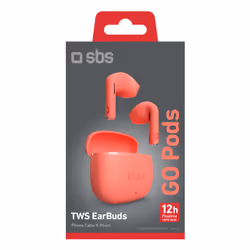 SBS Go Pods Auricolare True Wireless Stereo (TWS) In-ear Musica e Chiamate USB tipo-C Bluetooth Rosso - Vista aggiuntiva 5
