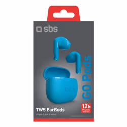 SBS Go Pods Auricolare True Wireless Stereo (TWS) In-ear Musica e Chiamate USB tipo-C Bluetooth Blu - Vista aggiuntiva 5