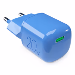 PURO Caricabatterie da parete MiniPro 20W USB-C – tecnologia GAN, Interno, AC, 12 V, Blu