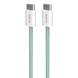 PURO PUCCCFABK415MTNGRN cavo USB USB 2.0 1,5 m USB C Verde, Bianco