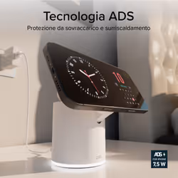 SBS TEWIRMAGFOLD2IN1 Caricabatterie per dispositivi mobili Auricolare, Smartphone Bianco USB Carica wireless Ricarica rapida Interno - Vista aggiuntiva 8