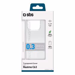 SBS TESKINREC63T custodia per cellulare Cover realme C63 4G PU Trasparente - Vista aggiuntiva 2